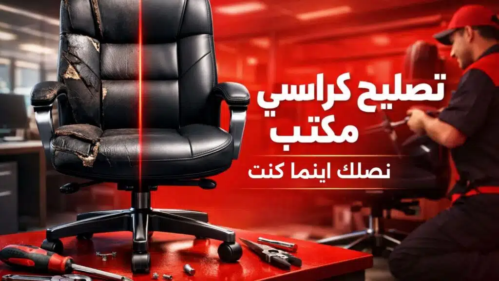 تصليح كراسي مكتب في الشروق مع خدمة الوصول للعميل وإصلاح الكراسي المكتبية بسرعة
