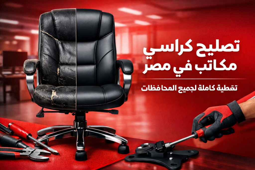 تصليح كراسي مكاتب في مصر مع خدمة صيانة احترافية لجميع المحافظات