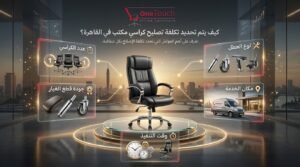 كيف يتم تحديد تكلفة تصليح كراسي مكتب في القاهرة بناءً على عدد الكراسي، ونوع العطل، وجودة قطع الغيار، ومكان الخدمة، ووقت التنفيذ.