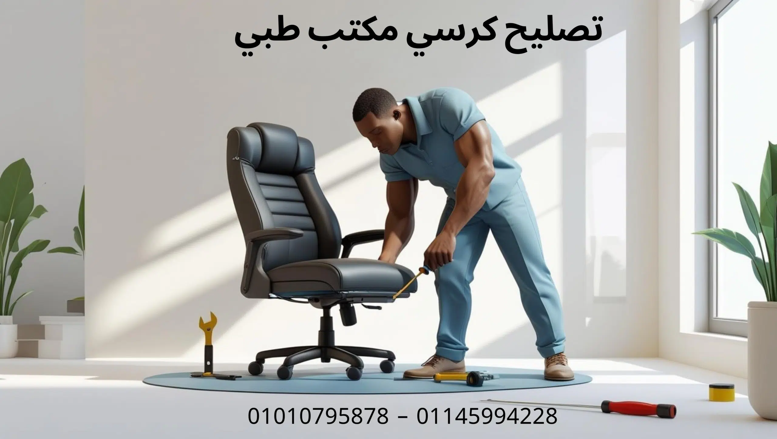 تصليح-كرسي-مكتب-طبي-