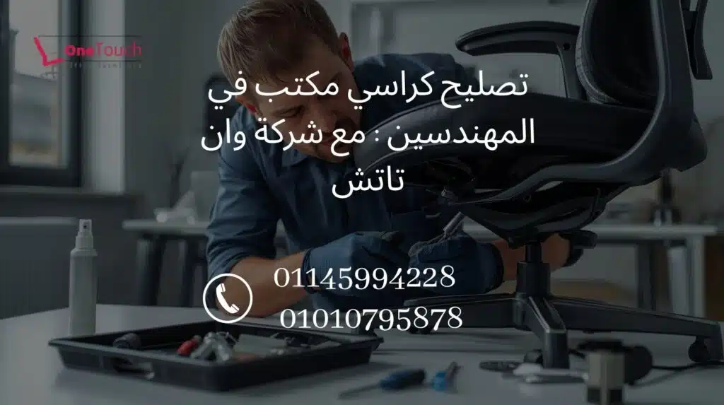 تصليح كراسي مكتب في المهندسين مع شركة وان تاتش – أفضل خدمة صيانة كراسي مكتب في القاهرة