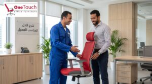 شرح حل تصليح كرسي المكتب للعميل